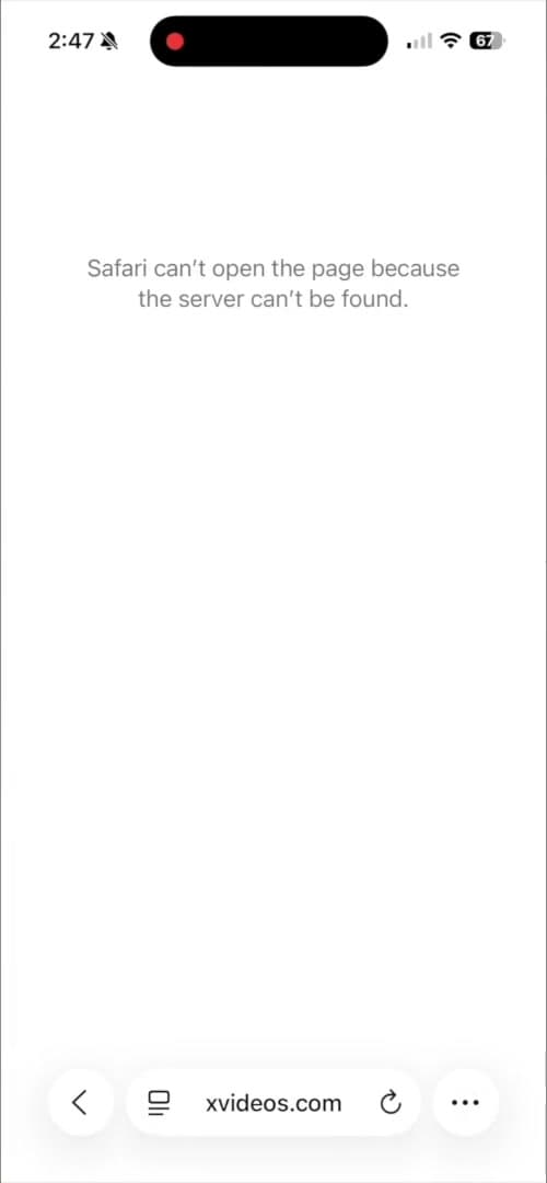 The site never loads. preview